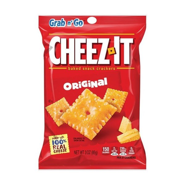 Cheez-It Grab n' Go Original Crackers 3 oz Pegged 2410019132